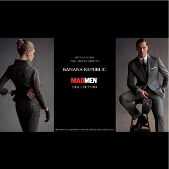 Banana Republic Mad Men Collection Suit Jacket Size 10 - Picture 4 of 10